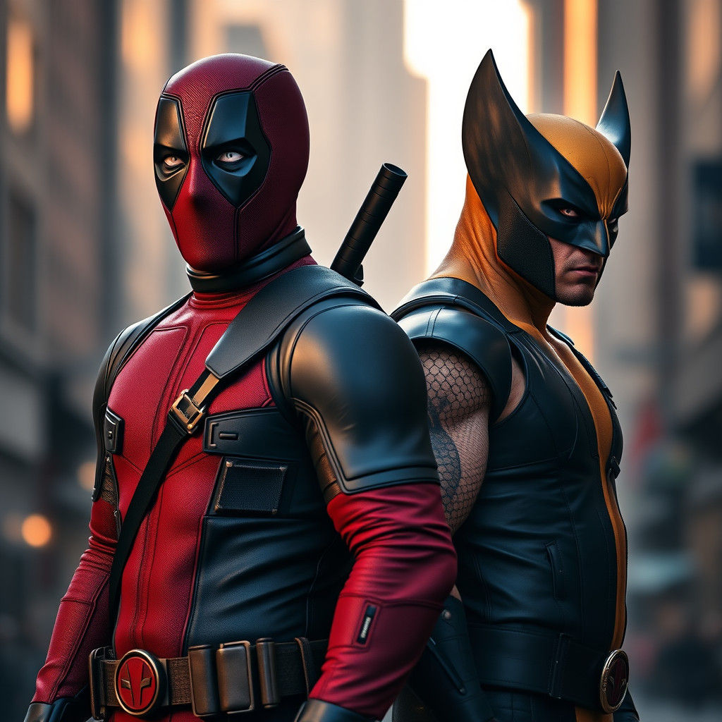 Deadpool and Wolverine: Urban Portrait in Natural Light