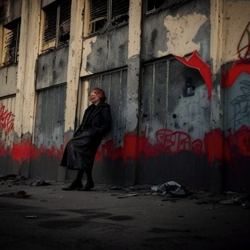 Civil War Scene at Berlin Alexanderplatz