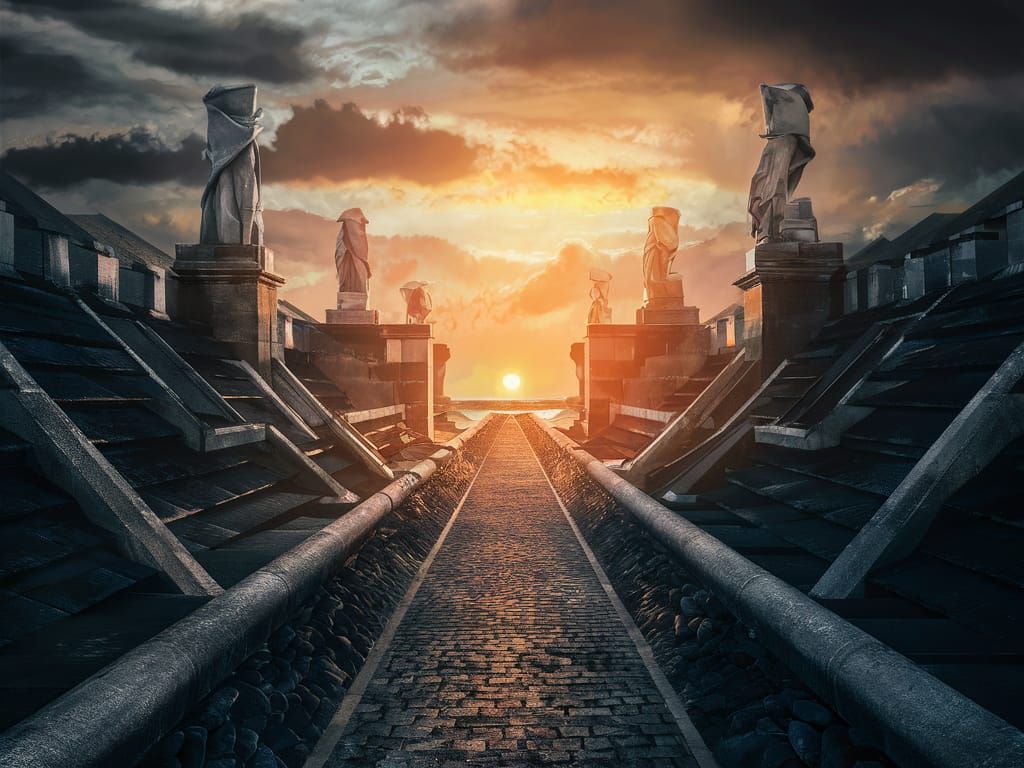 Atmospheric Rooftops: Painting in Atmospheric Perspective