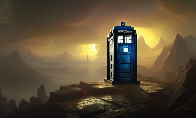 Tardis: Dark Fantasy Concept Art in 8K