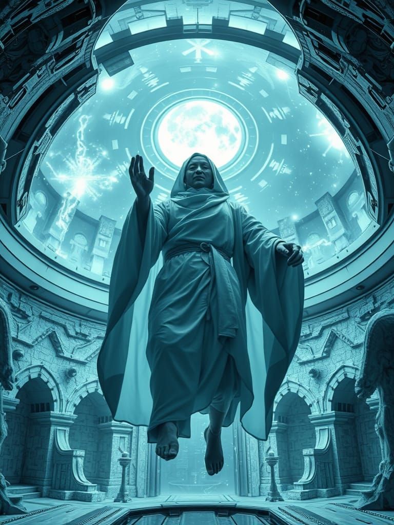 Bioarcolgy Monastery Carved into Meteorite Enclosed in Orbit...