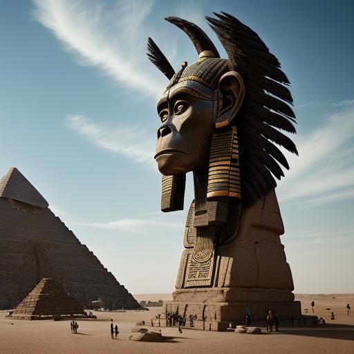 Ape Tribe Builds Totem in Prehistoric Desert