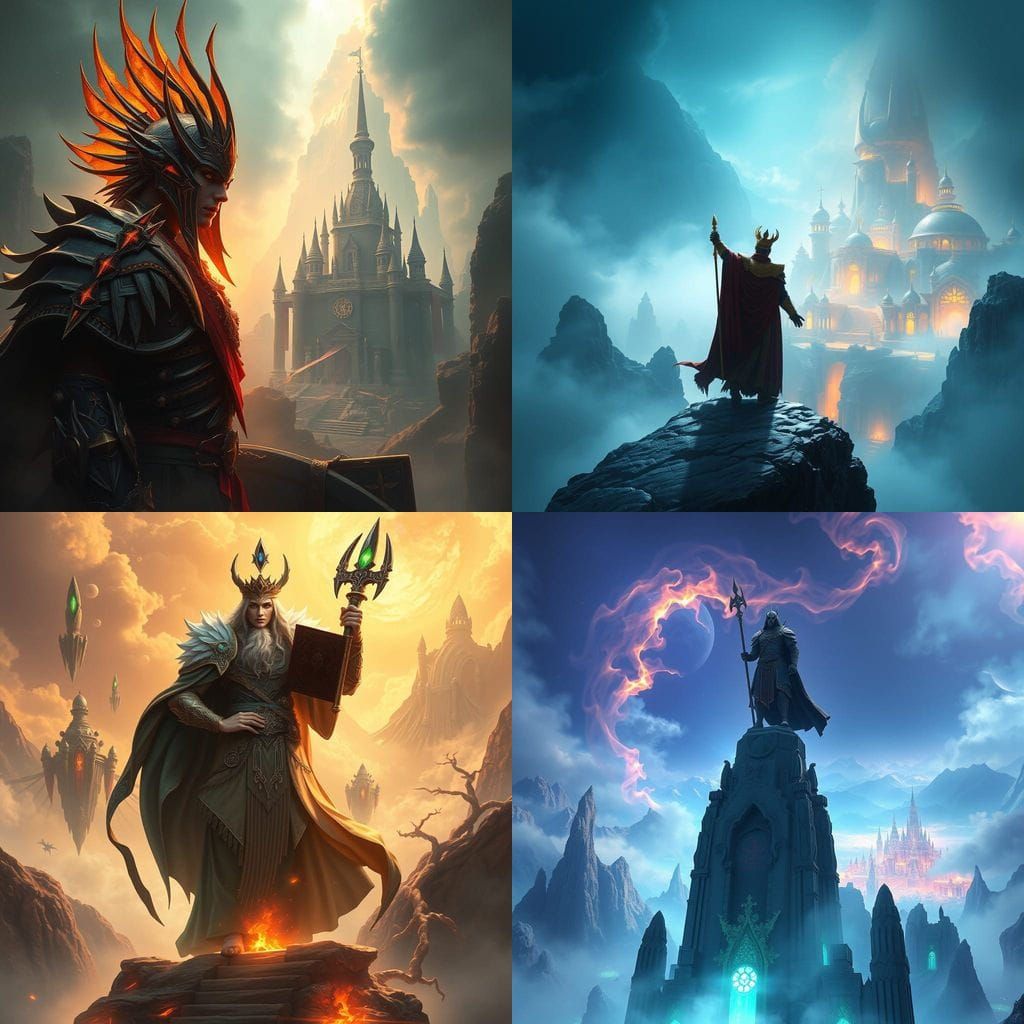 Surreal Fantasy Realm Revealed in Deep Color