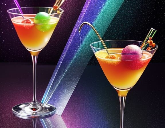 Luxury Cocktails in Crystal Glassware