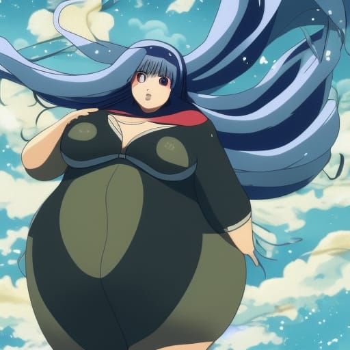BBW in Studio Ghibli Anime Key Visual