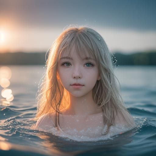 Ethereal Heaven Reflected in Water