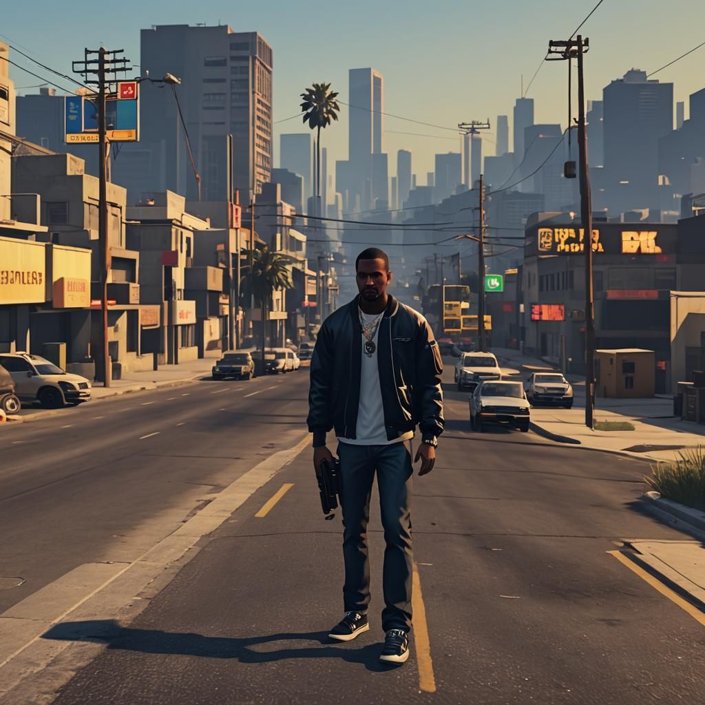 GTA Characters in PlayStation 2 Style