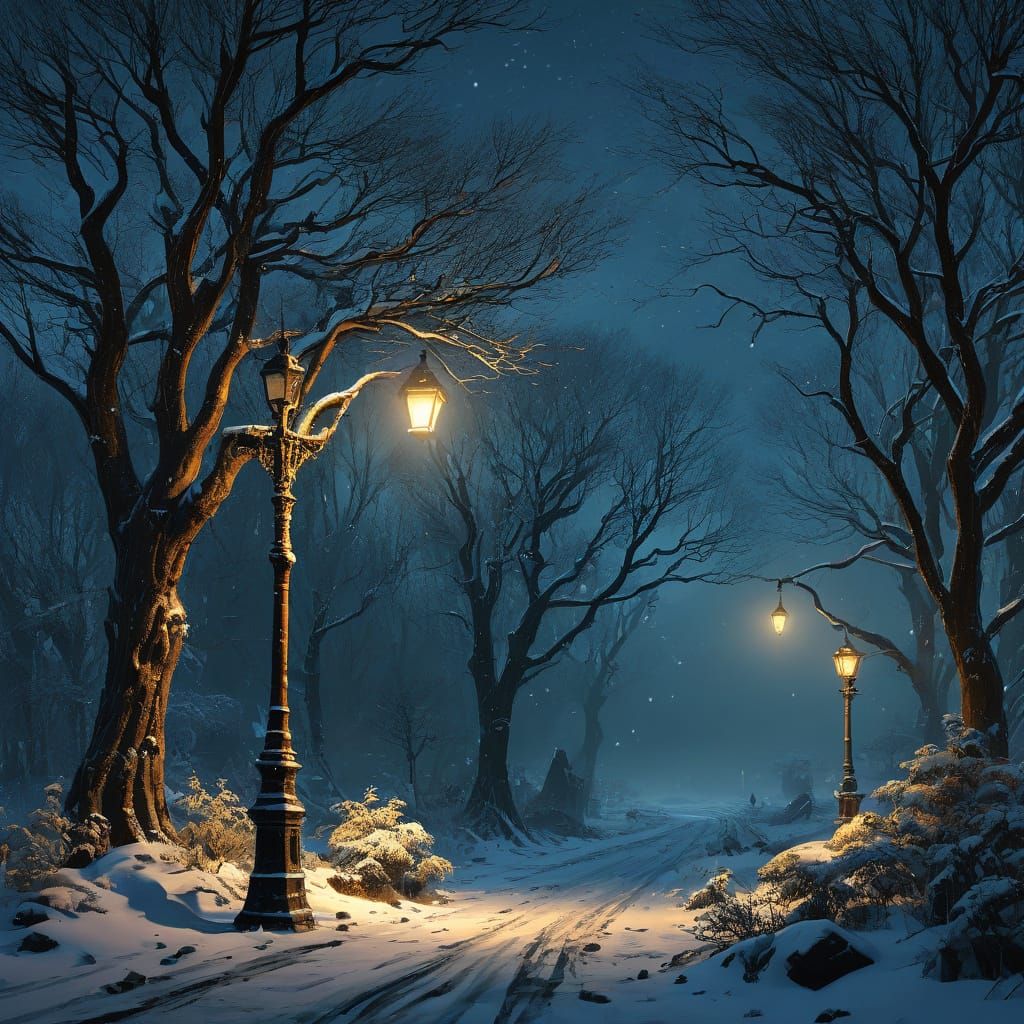 Narnia's Eternal Winter Wonderland in Splendid 8K