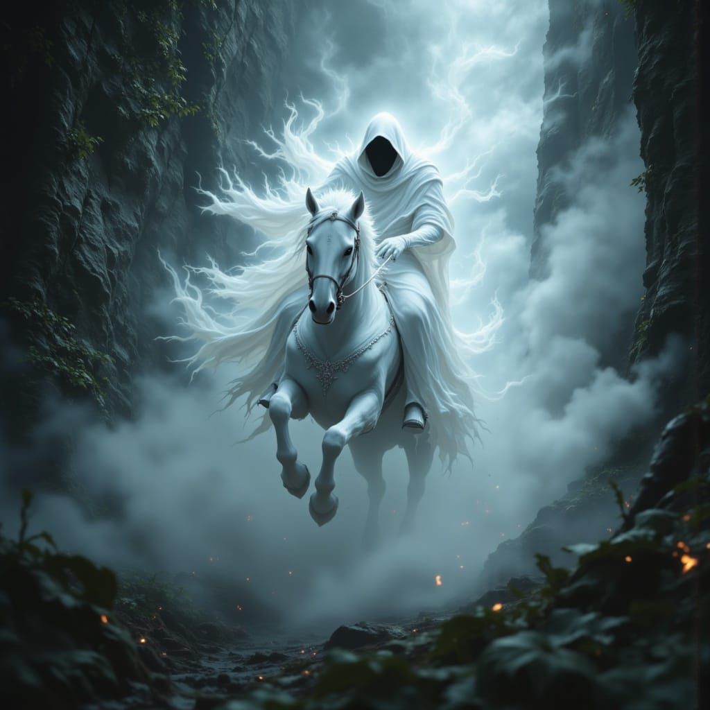 Heat Rises From His Feral Hooves, My Nightmare Comes.  Terror Follows