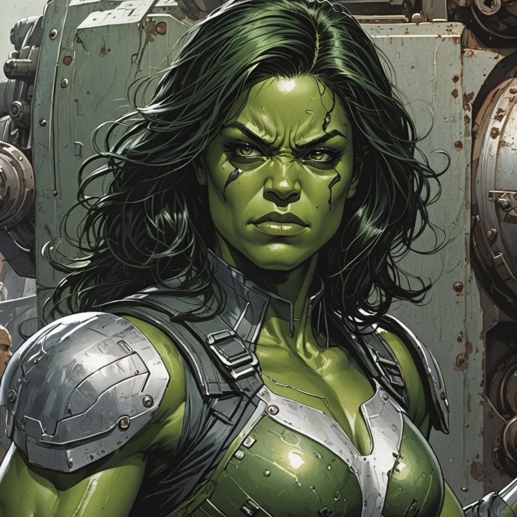 Armored she-hulk