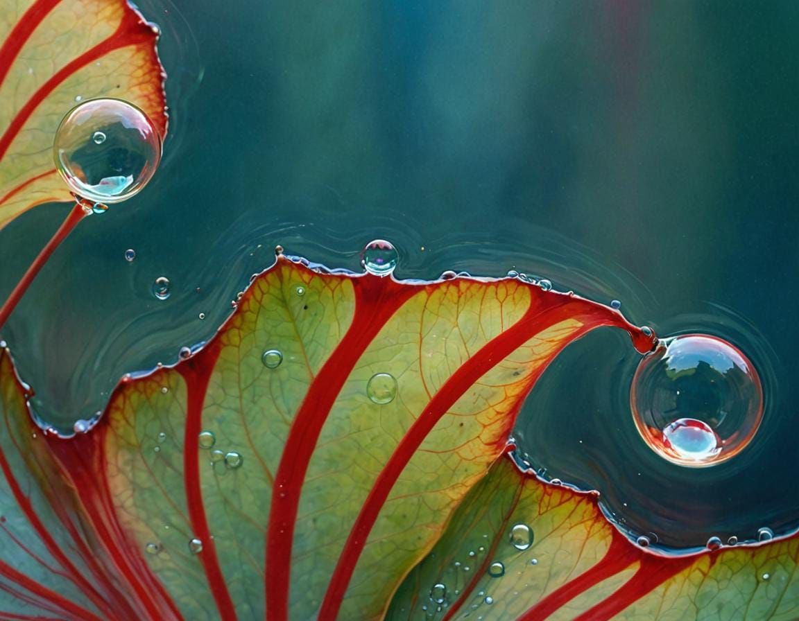 Emerging Plant Form in Abstract Art