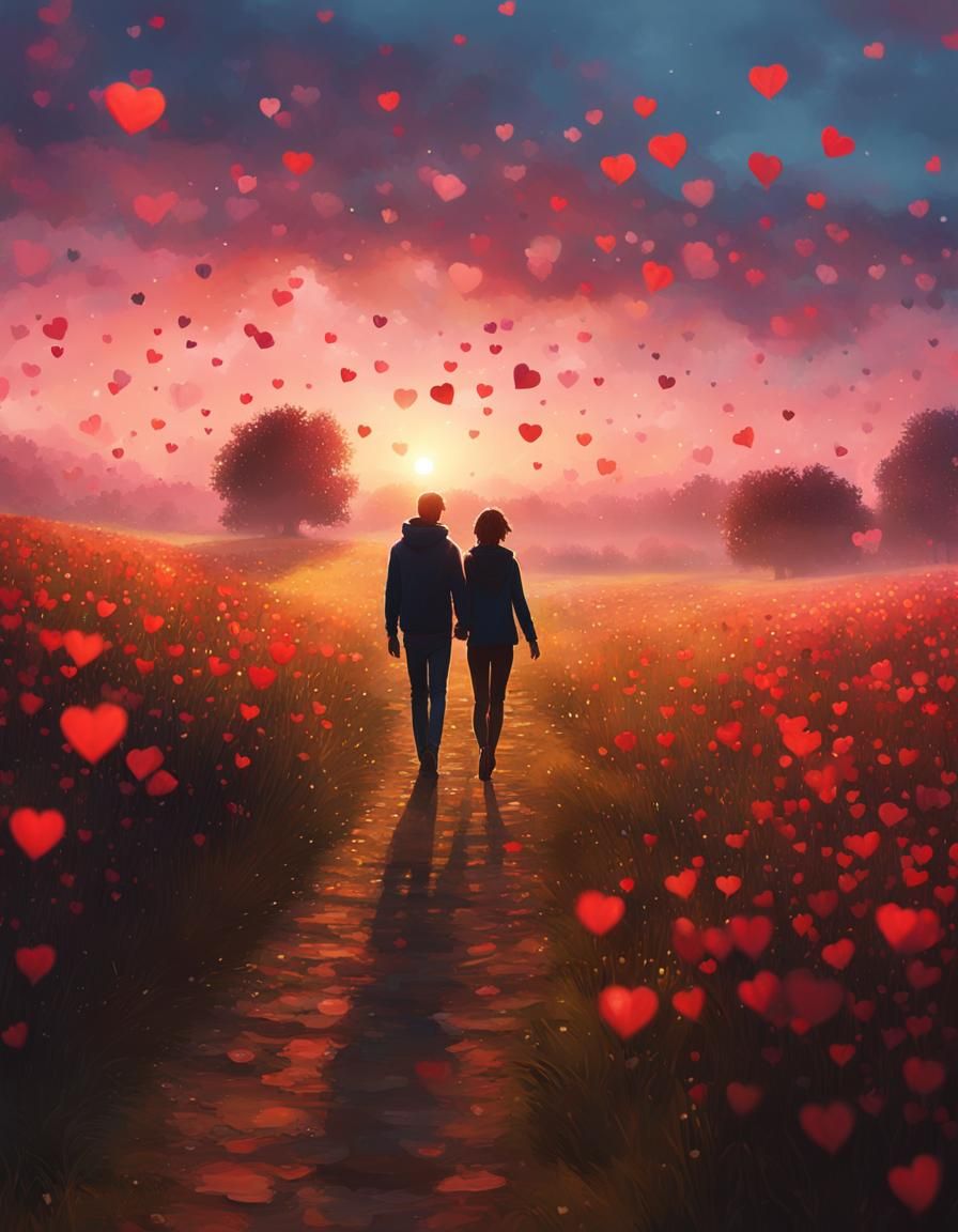 The feeling of being in love