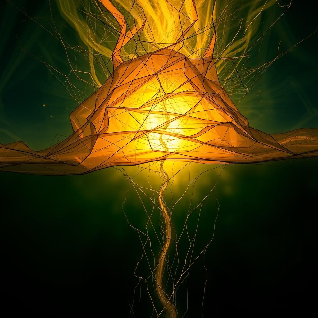 Abstract Filigree Layers: Dreaming of Yearning Whirls