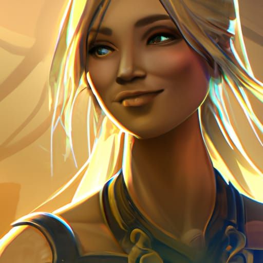 Detailed Portrait with Dynamic Lighting