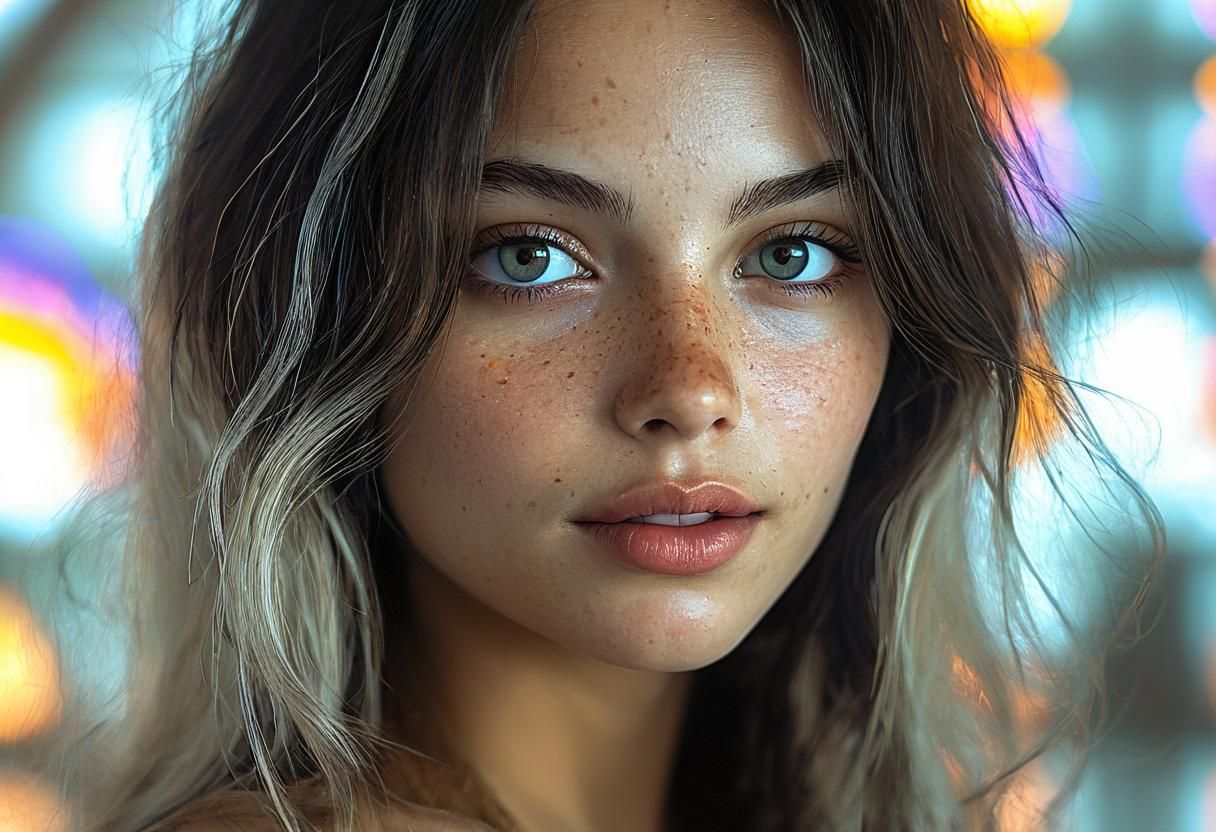 Mystical Vagabond Girl in Eldritch Shrine