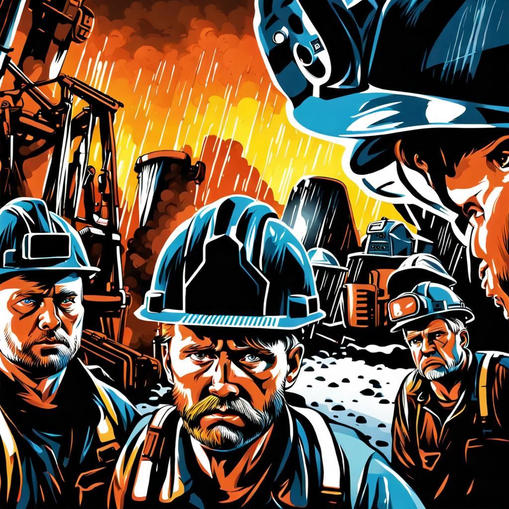 Serious Coal Miners in Action