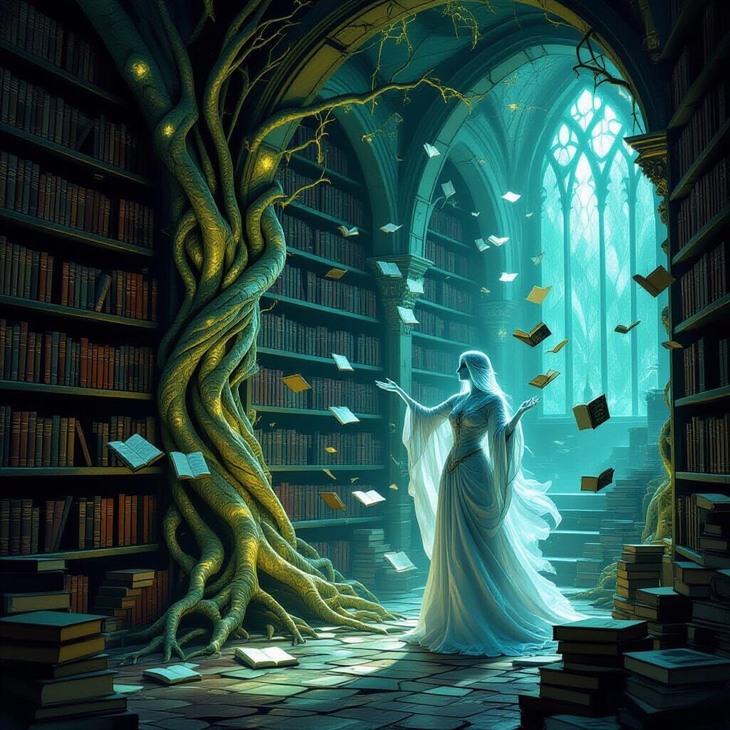 Sentient Root Library with Spectral Librarian