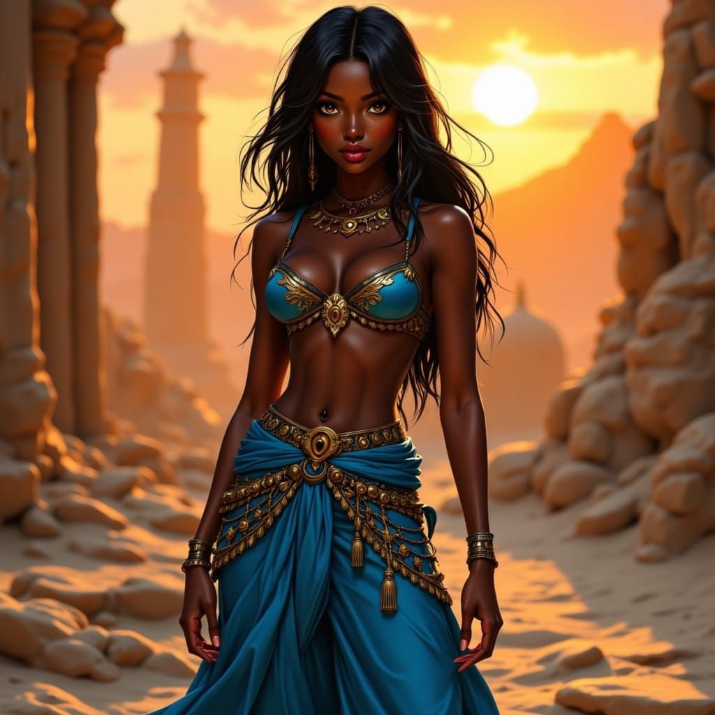 Eastern Goddess of the Golden Hour