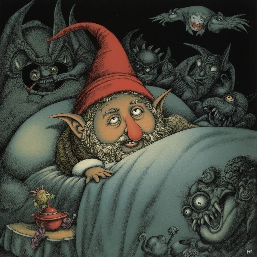 Gnome's Fever Dream: Dragons and Elves