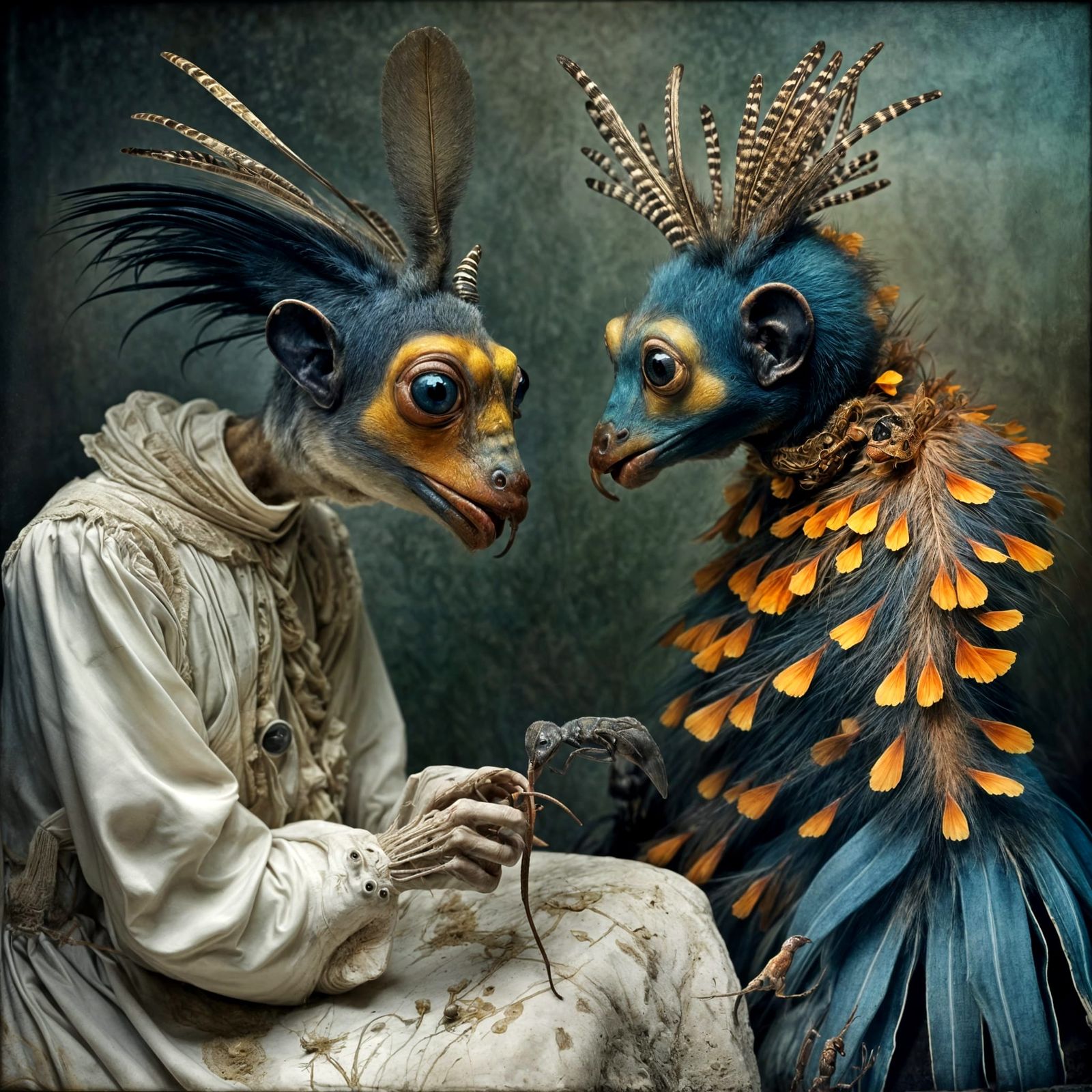 Surreal Exotic Aliens in Hyperrealistic Detail