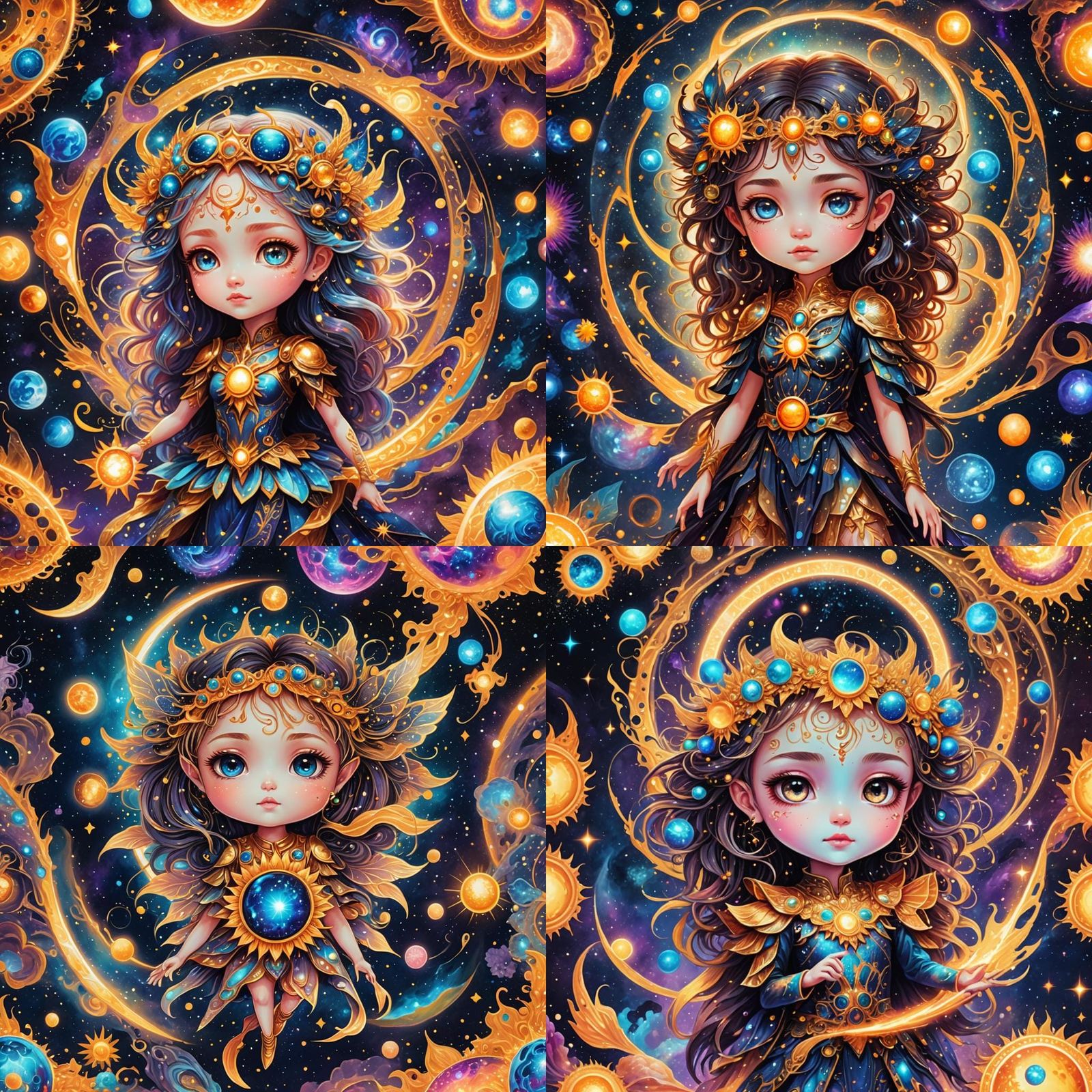 Holographic Cosmic Fairy in Astral Nebula