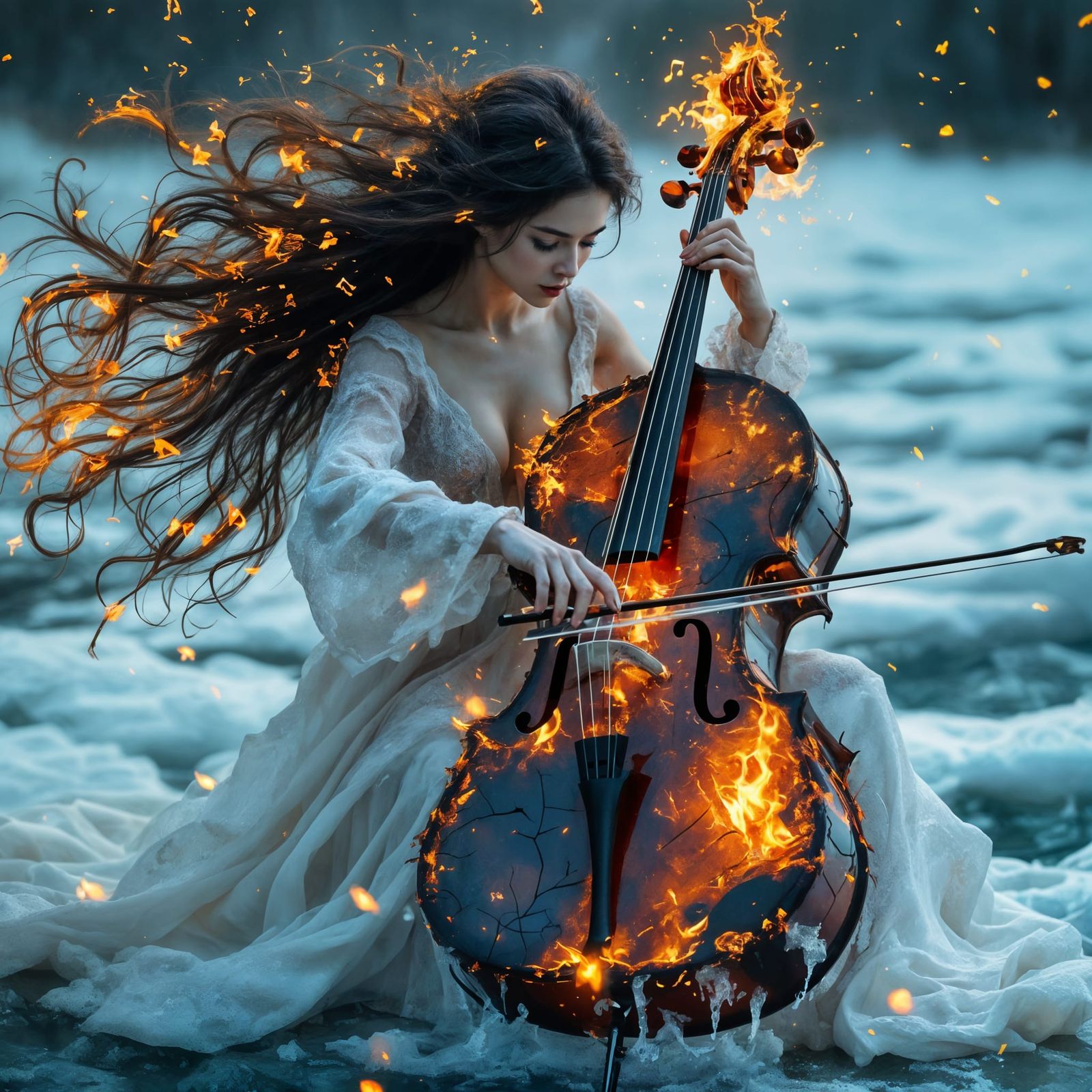 Songs that will set the world on fire are composed only when your heart is cold🔥