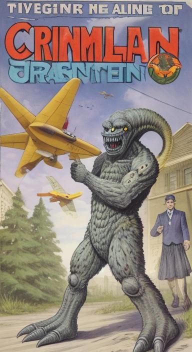 Cryptid Aliens Depicted as Criminals