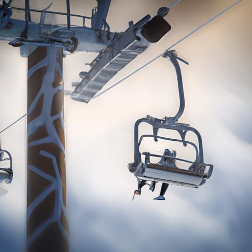 Ultra Realistic Ski Lift at Epic Ski Resort