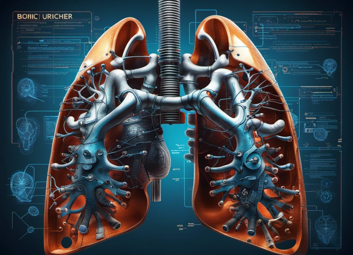 Blueprint of bionic lungs