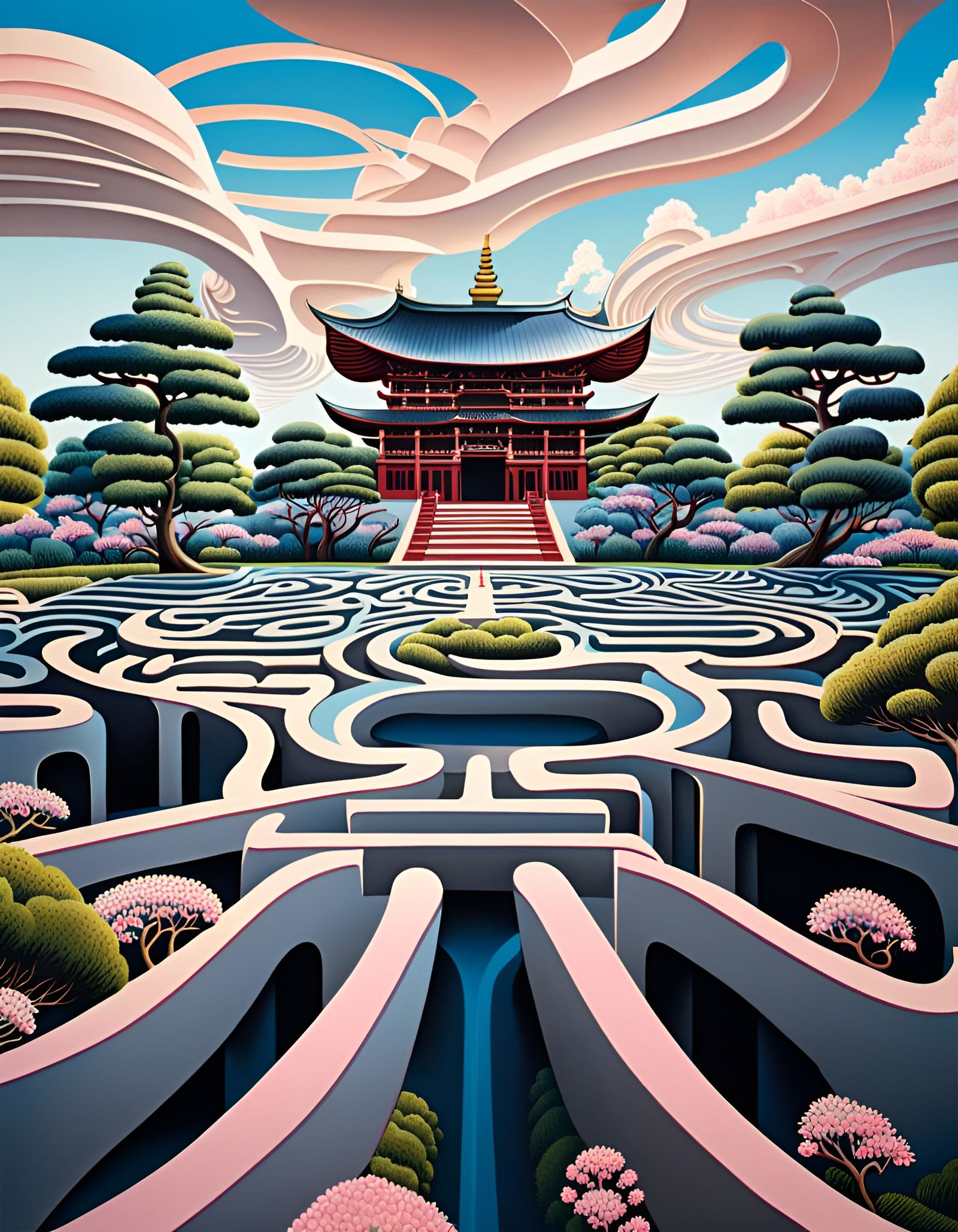 Shrine of a-Maze-zing chi, let's take a walk 3