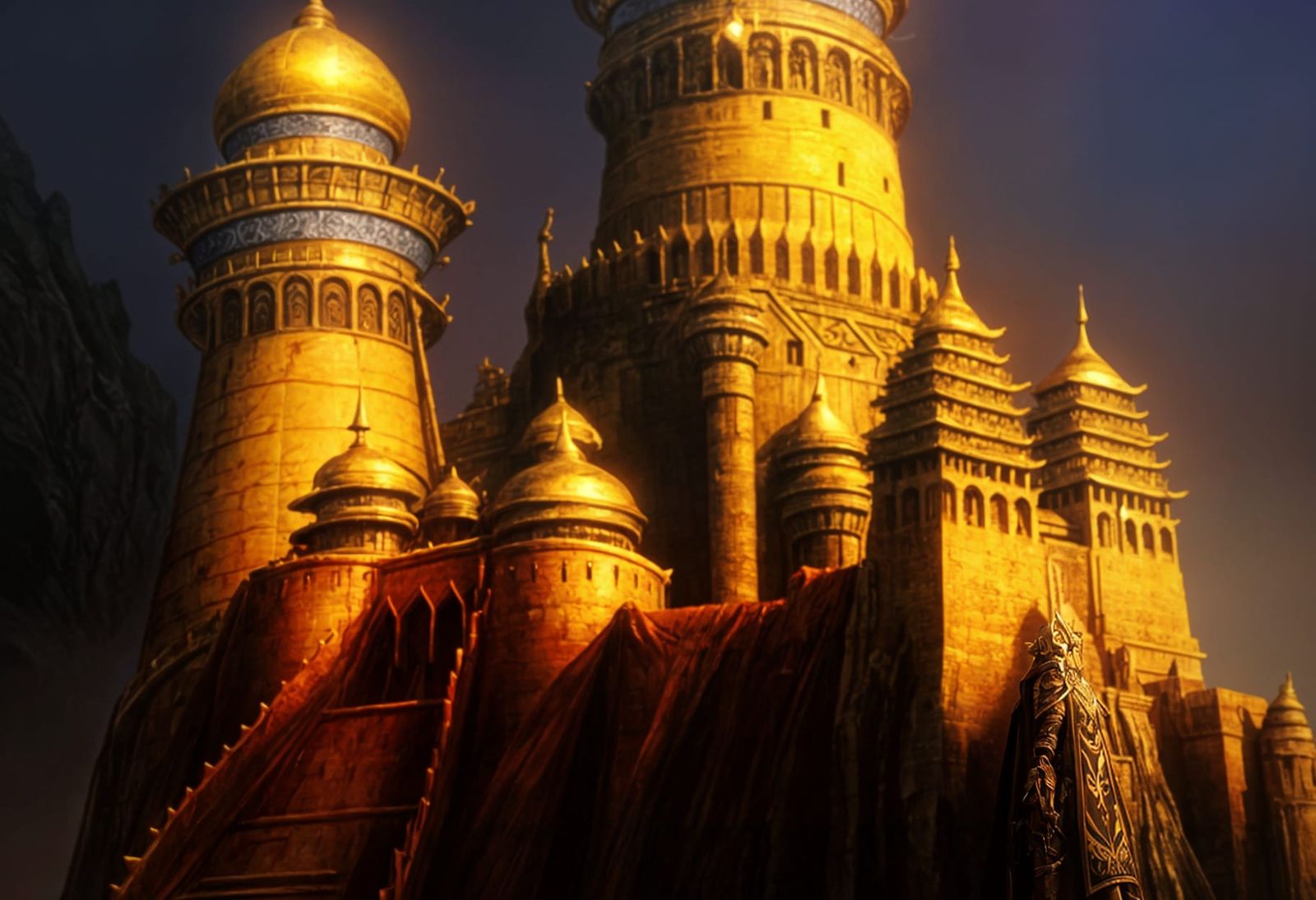 Ethereal Cityscape at Dusk