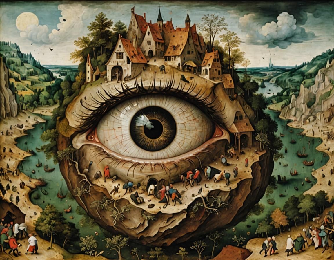 Eye of Nature in the Style of Old Masters