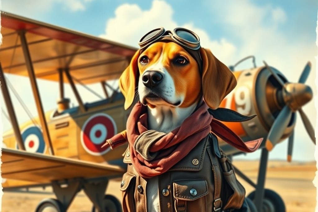 Dashing Beagle Ace of the Skies