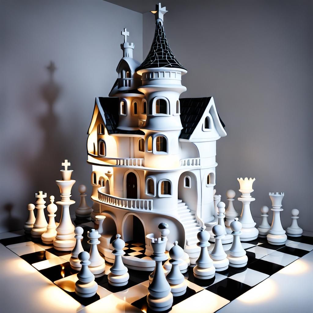 Cozy Chess House in White Rook