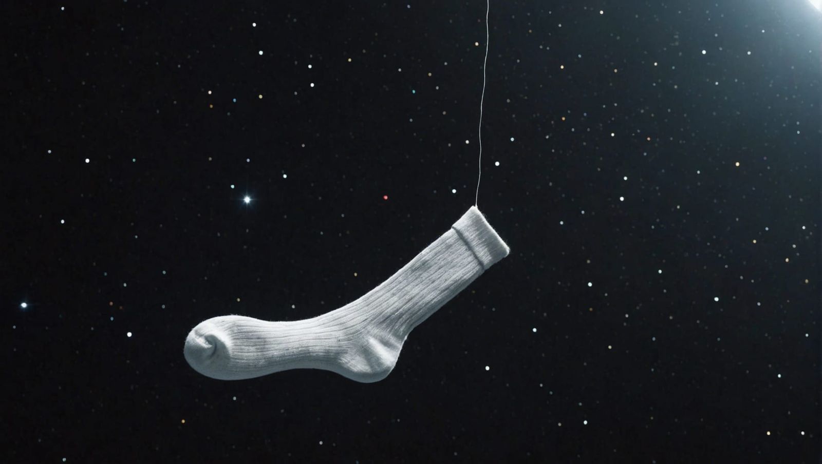Lost Sock Floating in Deep Space