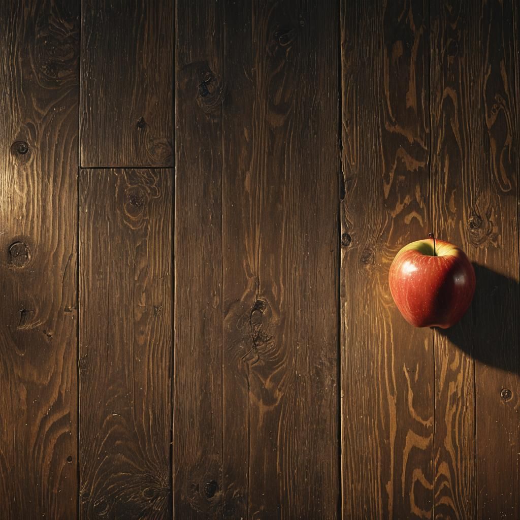 First Apple Computer in Retro Futurism Style