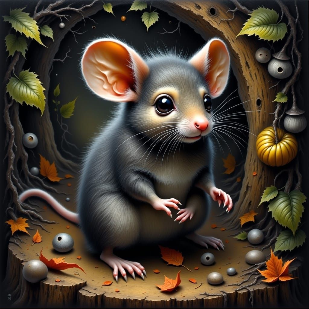 I know a mouse, and he hasn't got a house