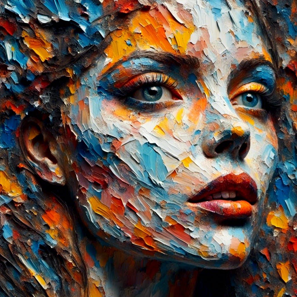 Impasto Style Portrait