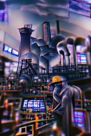 Abstract AI Interpretation of Industry