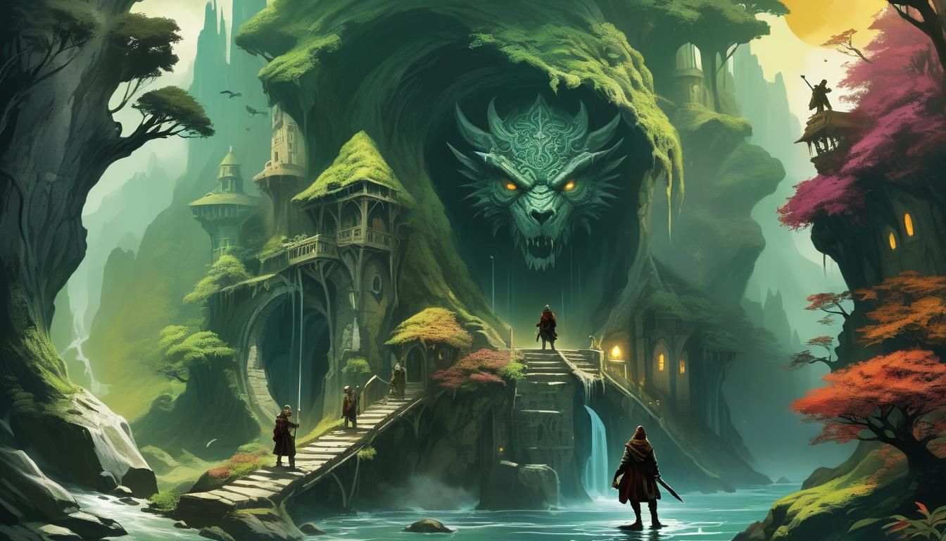 Fantasy Adventure Book Cover Design