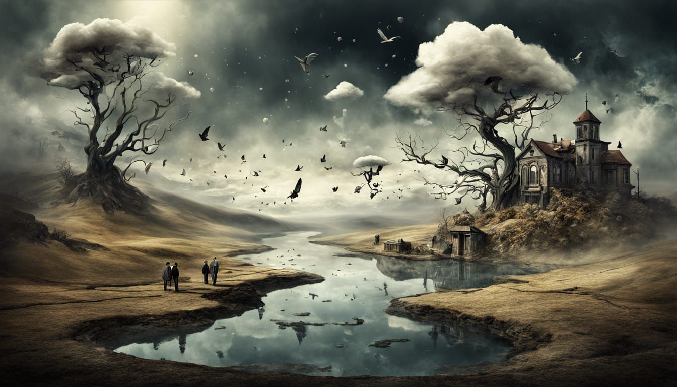 Ephemeral Memory in Surreal Fine Art