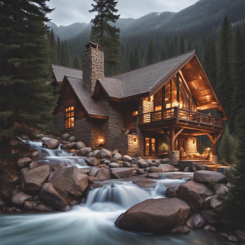 Picturesque Mountain Hideaway in Natural Setting