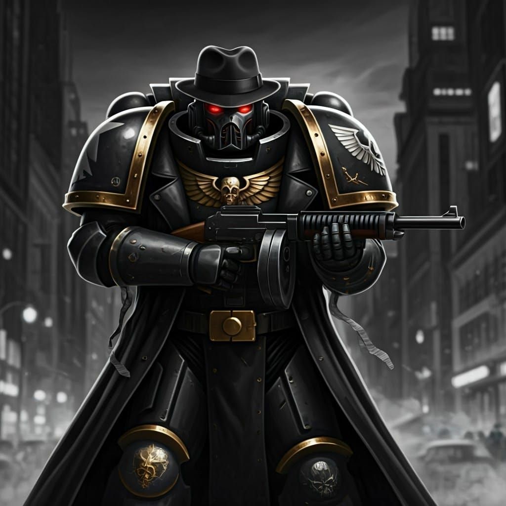 Space Marine Mob Boss in Art Deco Armor