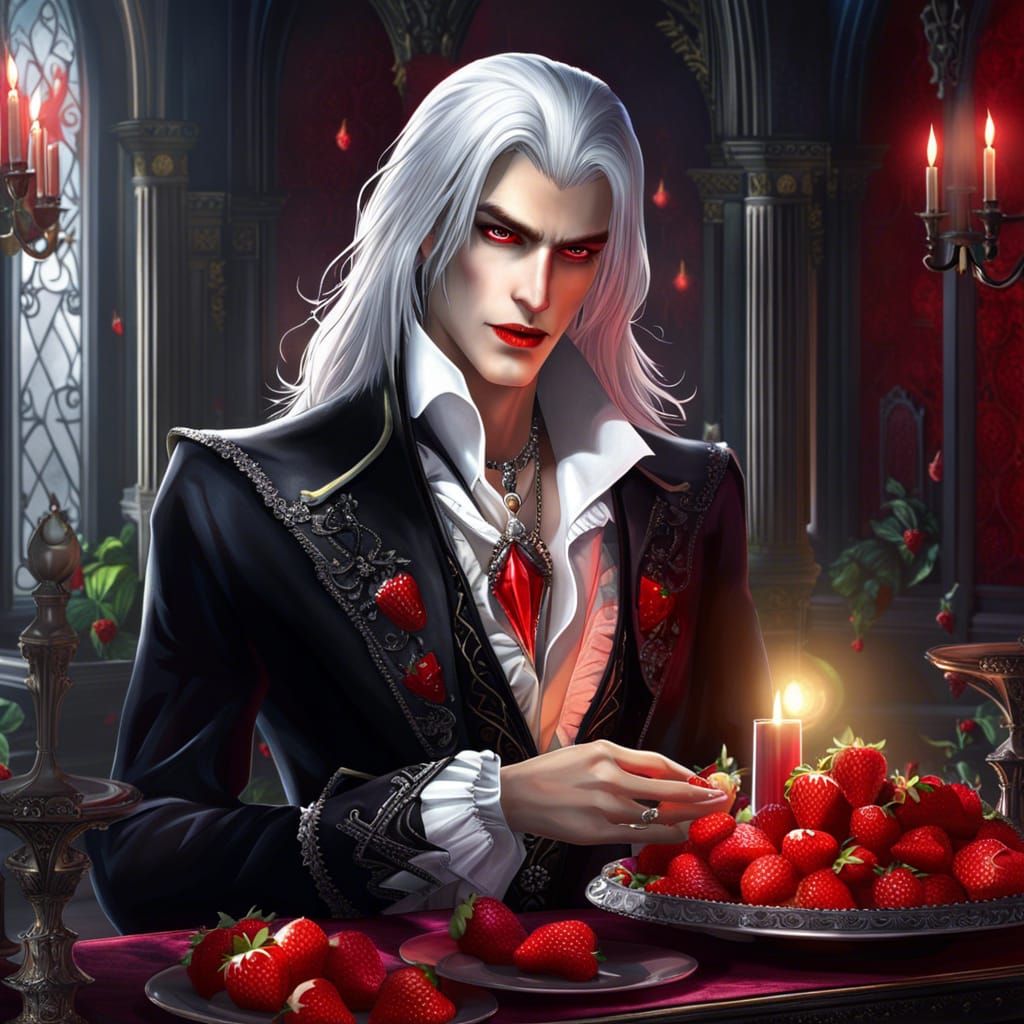 vampires like strawberries