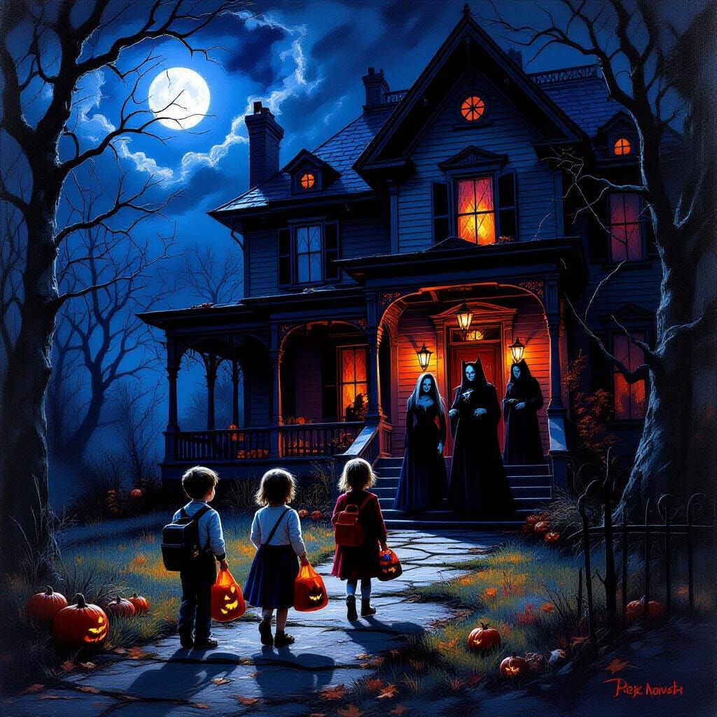 Children Encounter Vampires on Twisted Trick or Treat