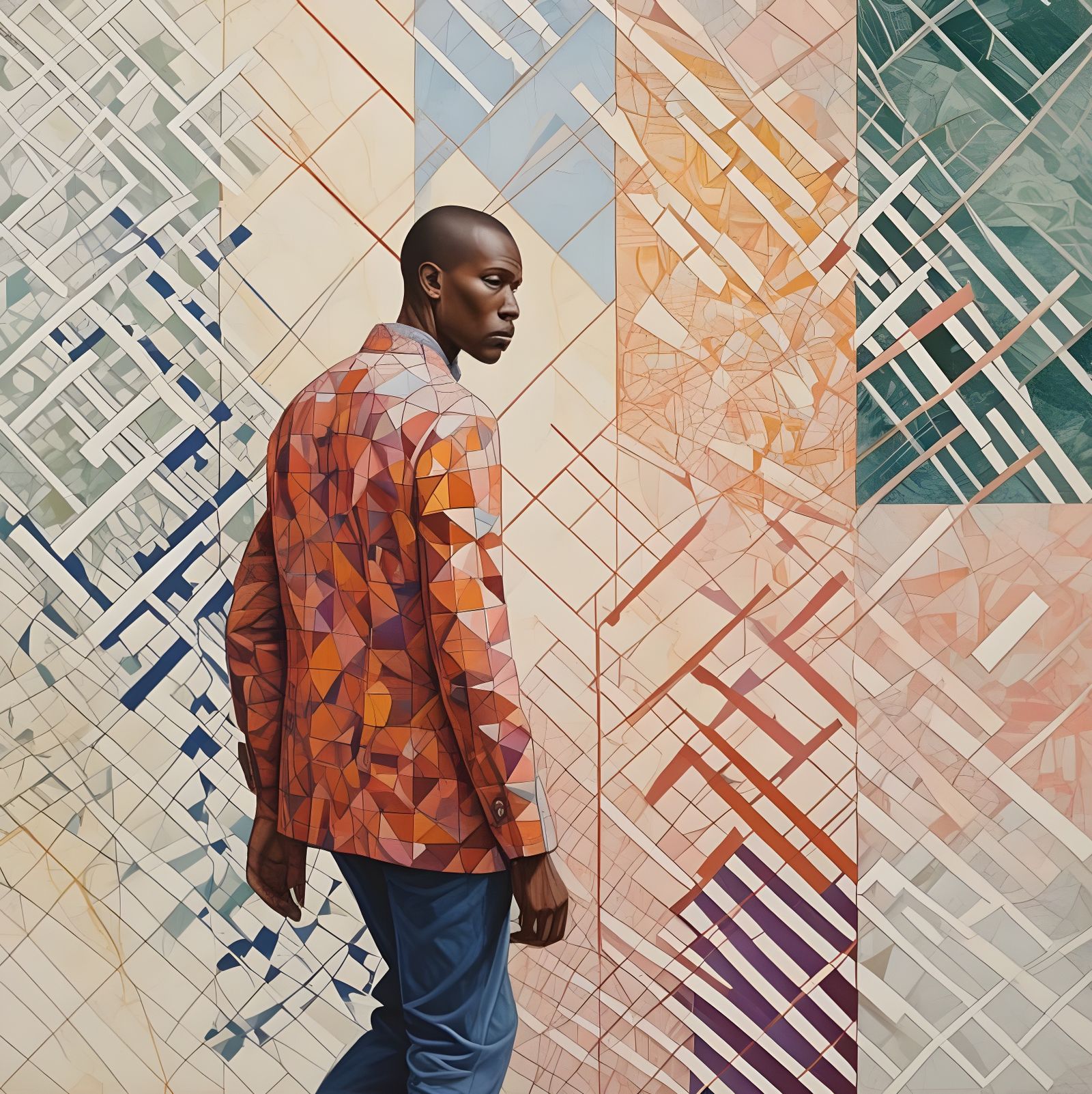 Art Styles Mashup: A Contemporary Collage