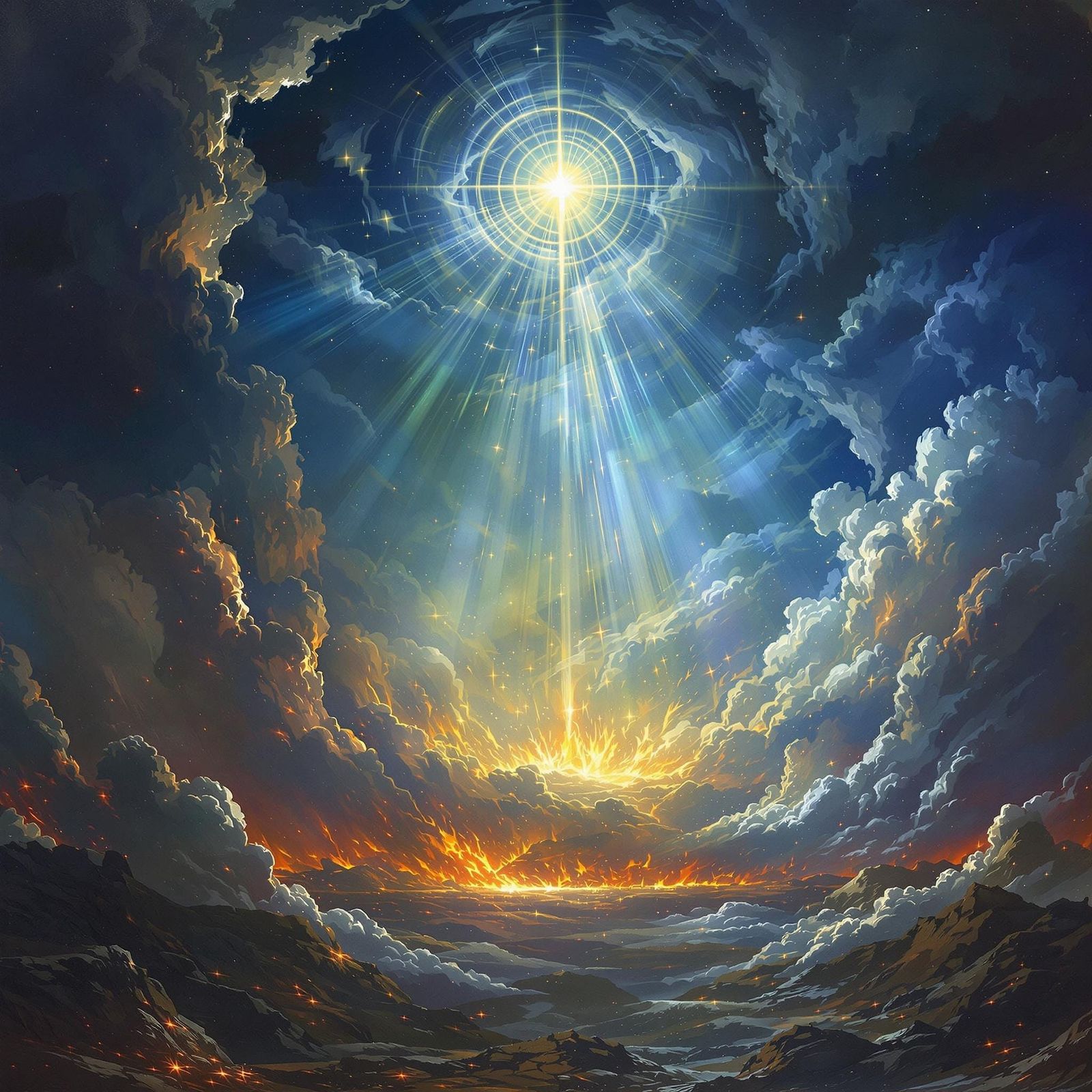 Tormented Spirits in a Blazing Inferno