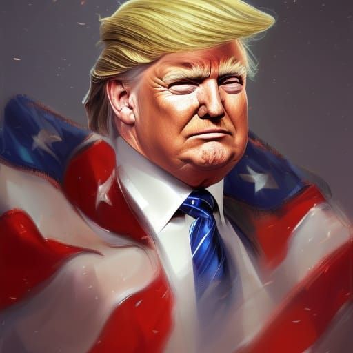 United States Armor Portrait in Hyperdetailed Style