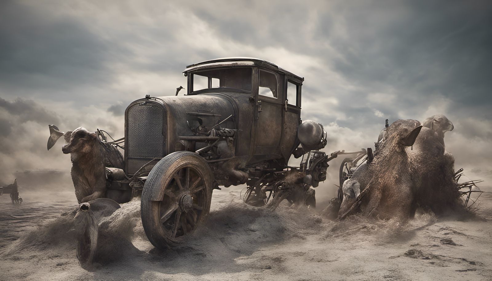 Post-Apocalyptic Wonderland: Clowns in 3D Game Cinematic Sty...