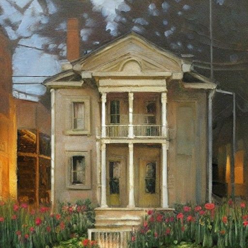 Dollhouse as Oil Painting by James Gurney